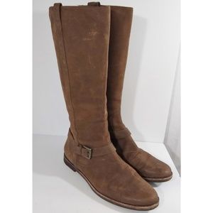 Cole Haan Nike Air Petra Brown Riding Boots